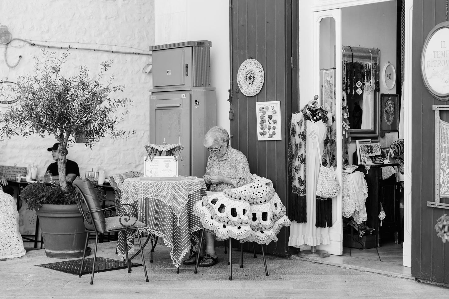 Nonna of Locorotondo ~ B+W