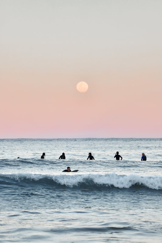 Moonrise Surfers